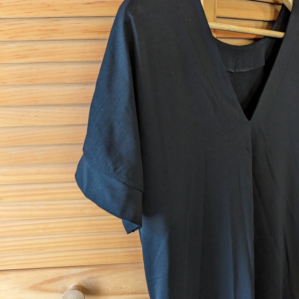 Kit and Ace - Black "Back to Front" midi dress - S - Picture 6 of 7